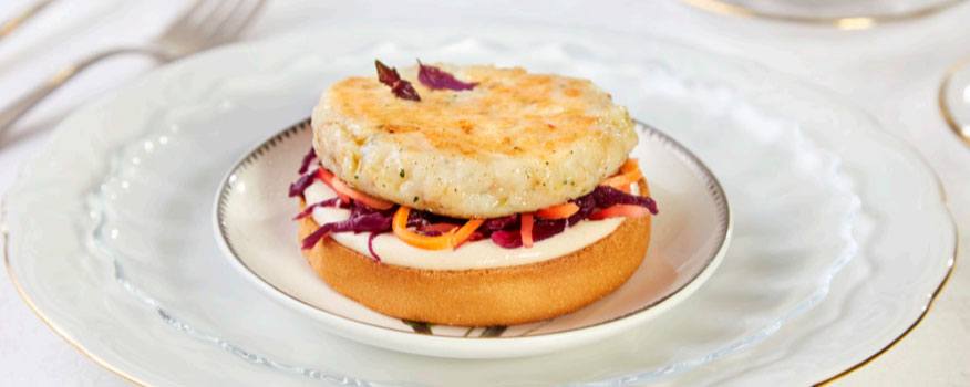 Receta de hamburguesa de abadejo Ibercook
