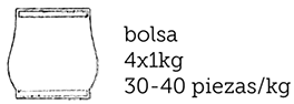 Bolsa 30-40 piezas/kg